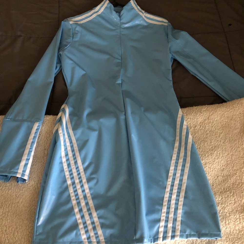 blue ivy park dress | Dresses | Adidas Ivy Park 2 Zip Latex Size:38W X 32L Concealed zips give you early access 21st Birthday Dress -